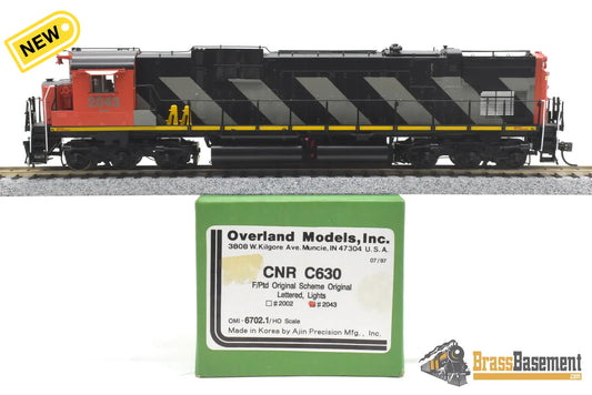 Ho Brass - Omi 6702.1 Cnr Canadian National C630 #2043 F/P Original Scheme Zebra Diesel