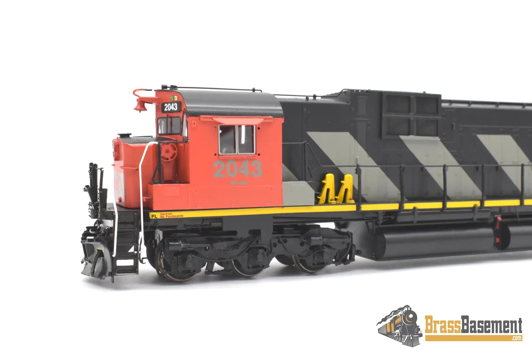 Ho Brass - Omi 6702.1 Cnr Canadian National C630 #2043 F/P Original Scheme Zebra Diesel