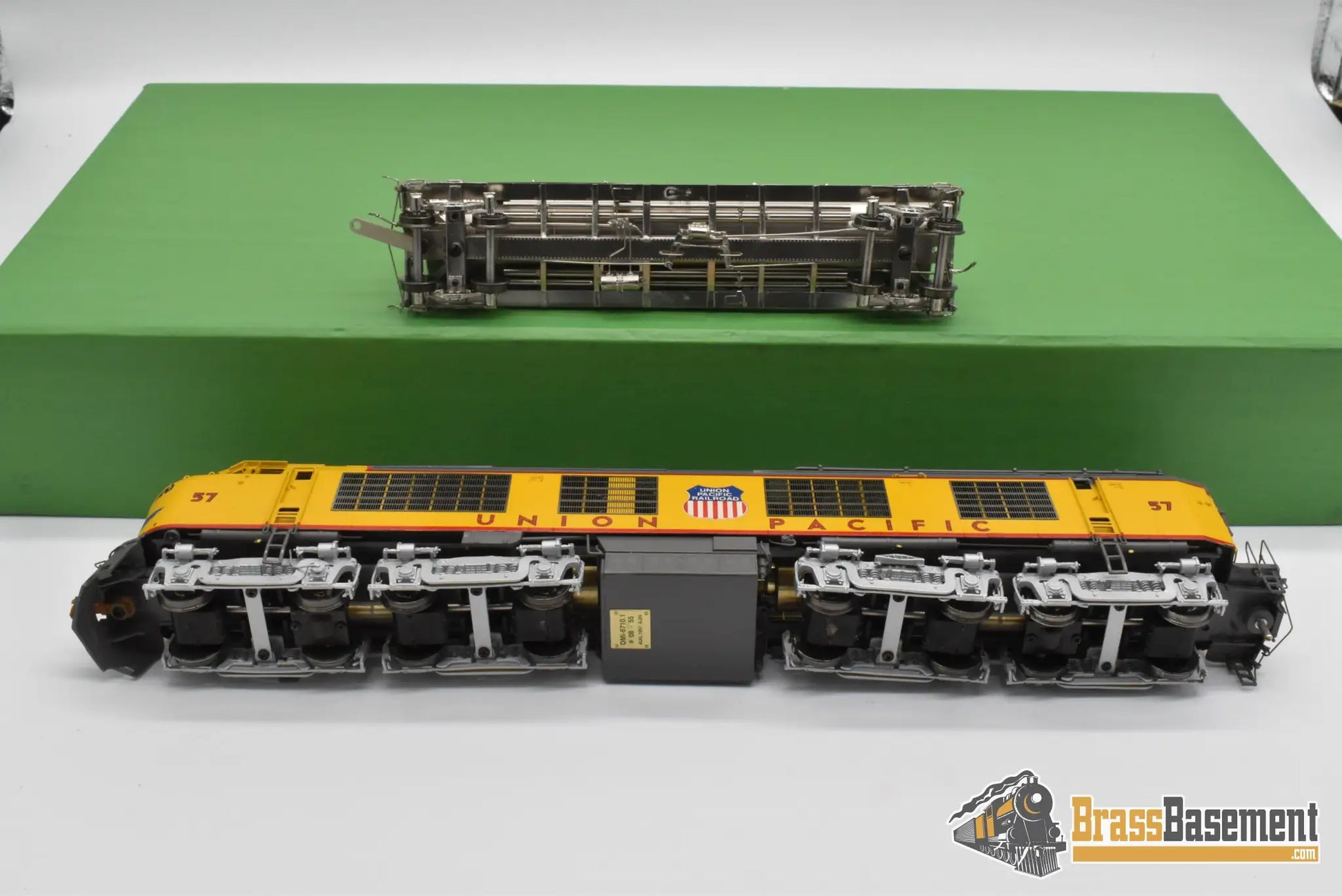 HO Brass - OMI 6710.1 Union Pacific #57 Standard Turbine w/ Propane Tender - F/P 1997 Ajin Turbine