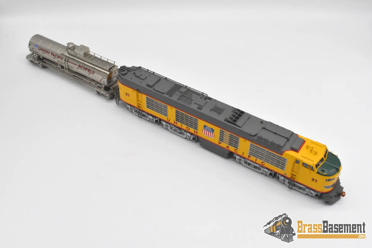 HO Brass - OMI 6710.1 Union Pacific #57 Standard Turbine w/ Propane Tender - F/P 1997 Ajin Turbine