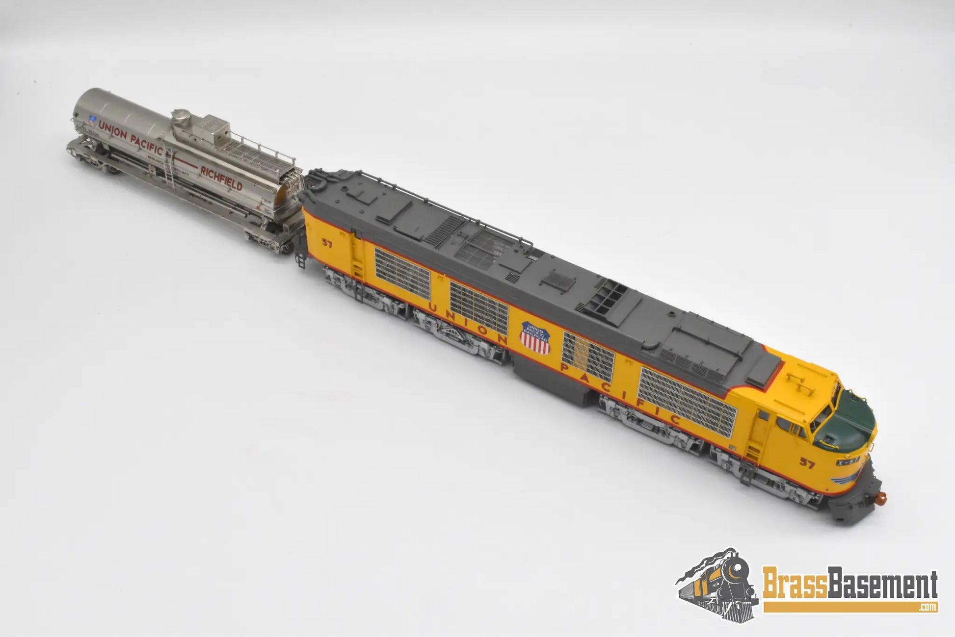 HO Brass - OMI 6710.1 Union Pacific #57 Standard Turbine w/ Propane Tender - F/P 1997 Ajin Turbine