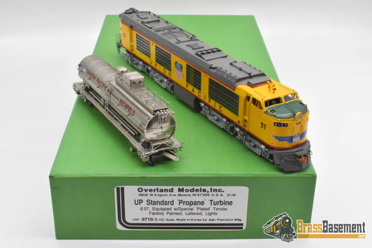 HO Brass - OMI 6710.1 Union Pacific #57 Standard Turbine w/ Propane Tender - F/P 1997 Ajin Turbine