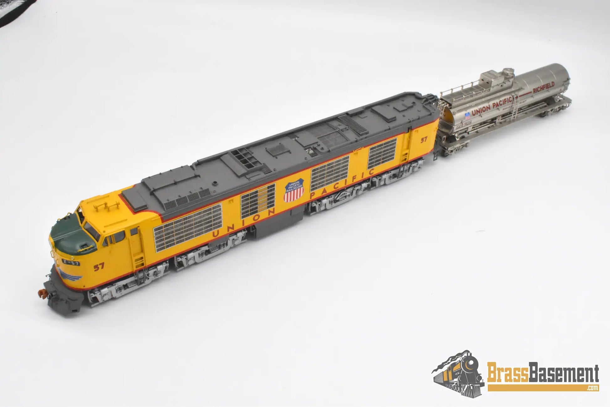 HO Brass - OMI 6710.1 Union Pacific #57 Standard Turbine w/ Propane Tender - F/P 1997 Ajin Turbine