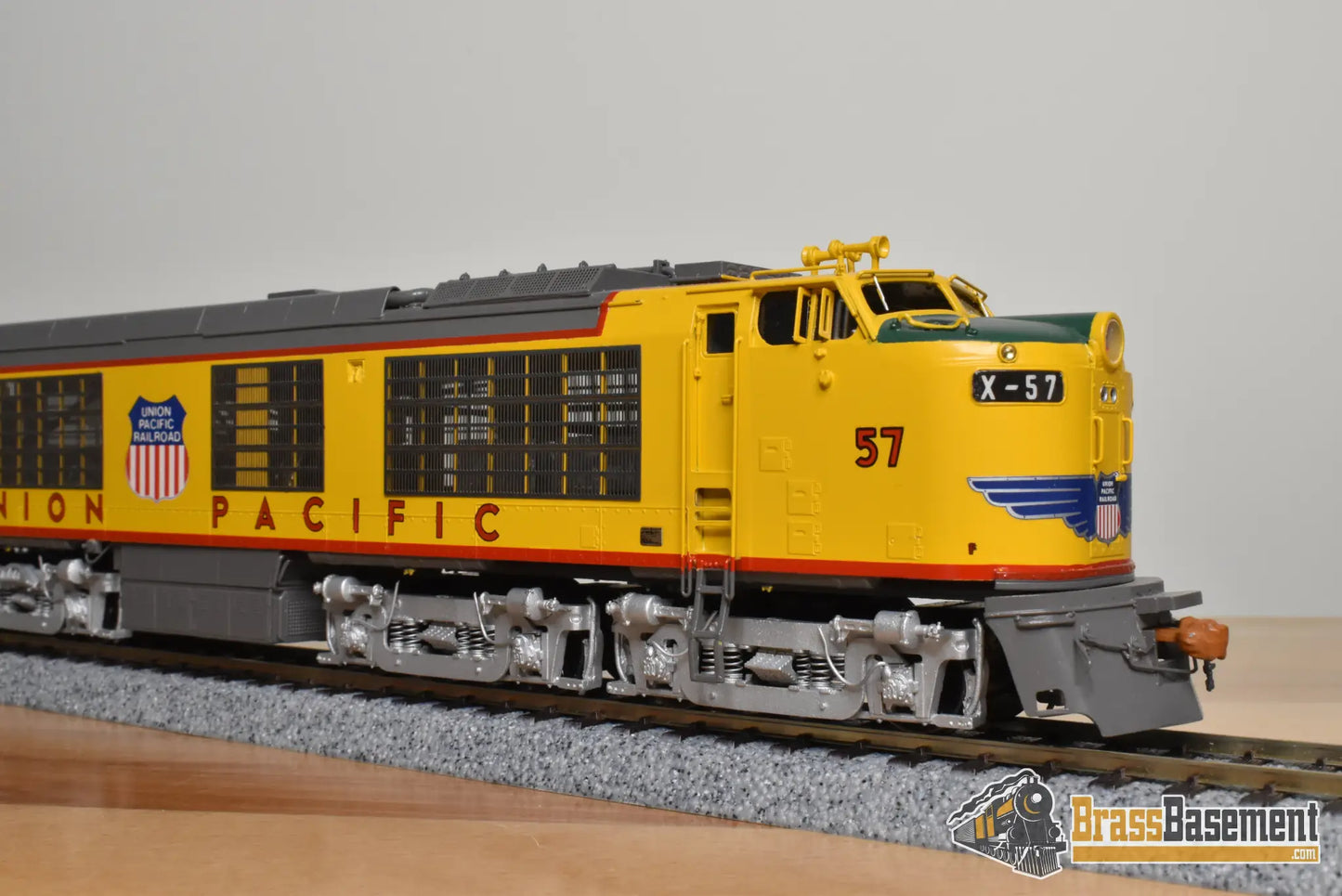 HO Brass - OMI 6710.1 Union Pacific #57 Standard Turbine w/ Propane Tender - F/P 1997 Ajin Turbine