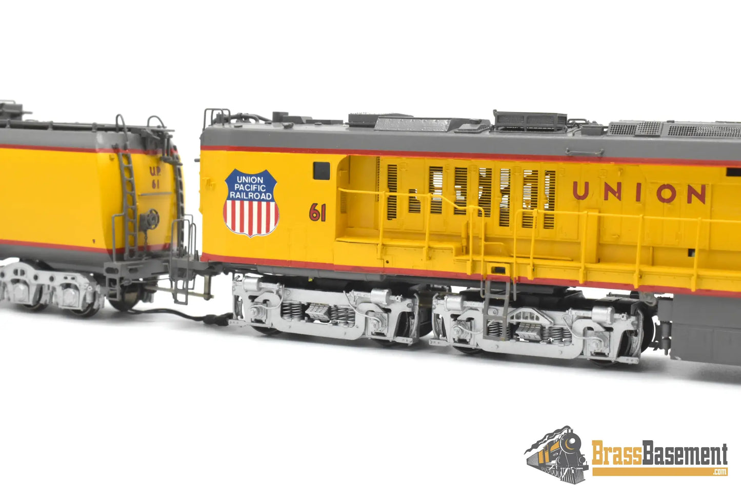 HO Brass - OMI 6711.1 Union Pacific #61 Veranda Turbine w/ Special Aux. Tender - F/P 1997 Ajin Turbine