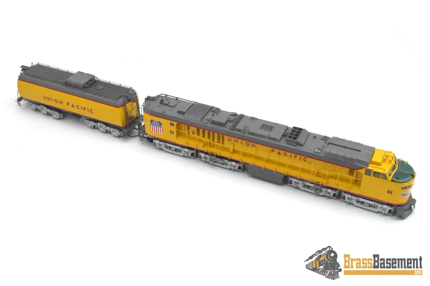 HO Brass - OMI 6711.1 Union Pacific #61 Veranda Turbine w/ Special Aux. Tender - F/P 1997 Ajin Turbine