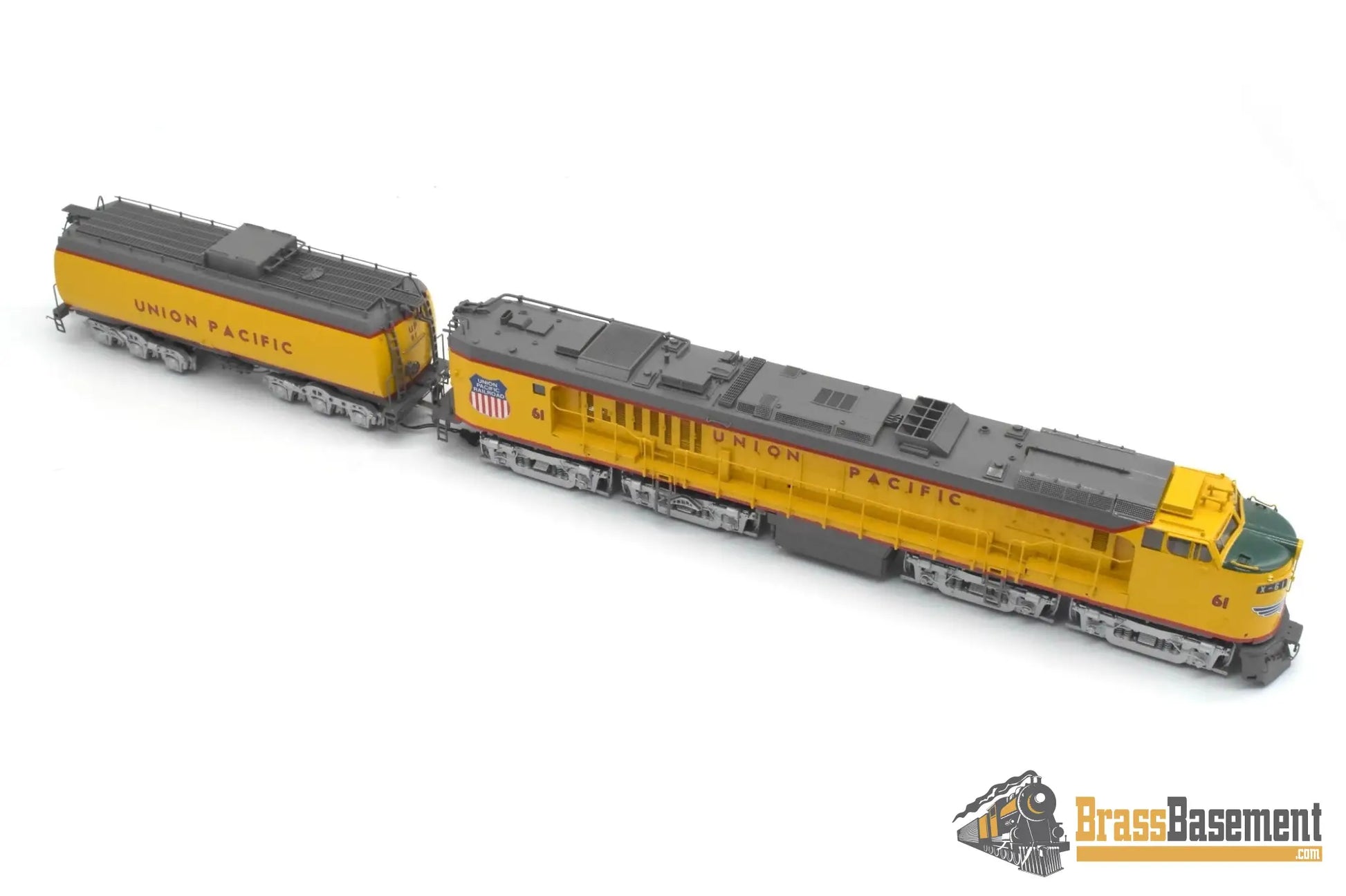 HO Brass - OMI 6711.1 Union Pacific #61 Veranda Turbine w/ Special Aux. Tender - F/P 1997 Ajin Turbine