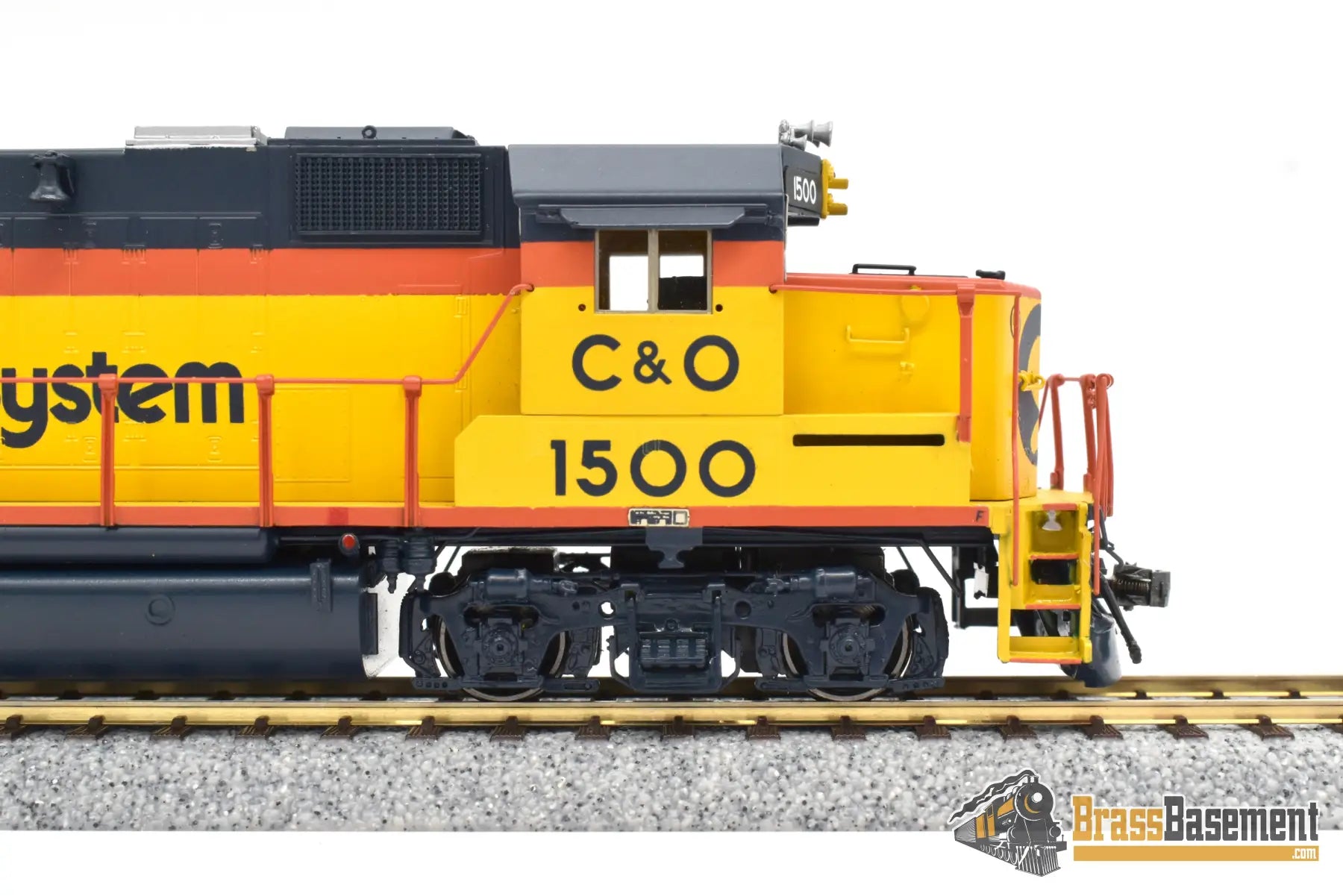Ho Brass - Omi 6754.1 Chessie C&O Gp15T #1500 Factory Paint 1999 Run Diesel