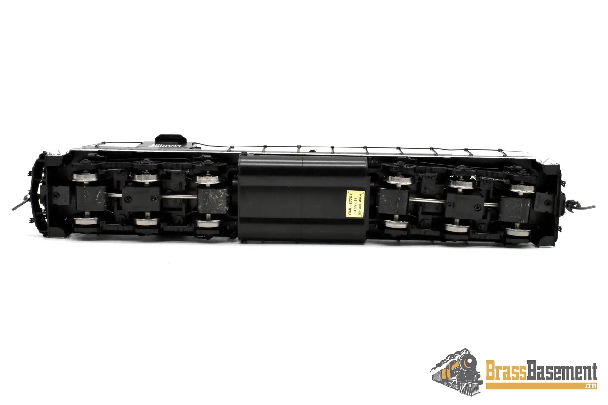 HO Brass - OMI 6770.2 Illinois Central IC EMD SD20 #2007 - Black Death Star Scheme - FP Diesel