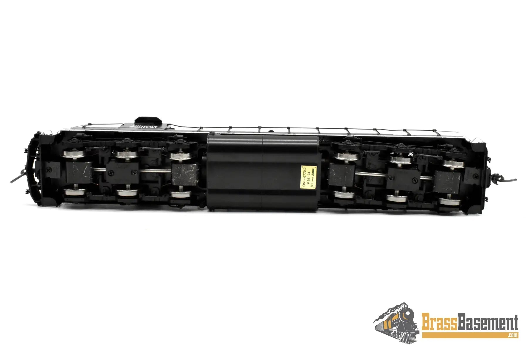 HO Brass - OMI 6770.2 Illinois Central IC EMD SD20 #2007 - Black Death Star Scheme - FP Diesel