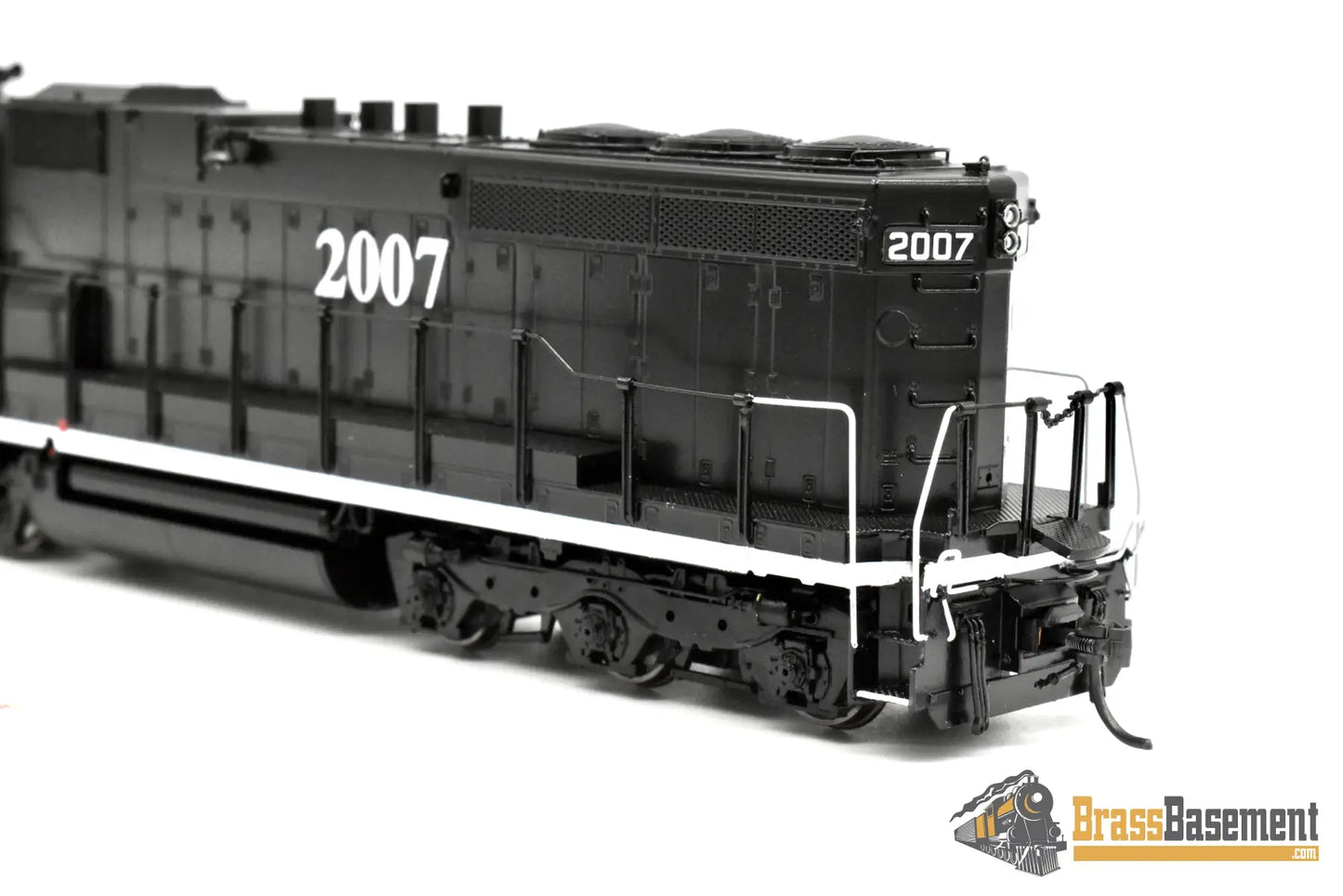 HO Brass - OMI 6770.2 Illinois Central IC EMD SD20 #2007 - Black Death Star Scheme - FP Diesel