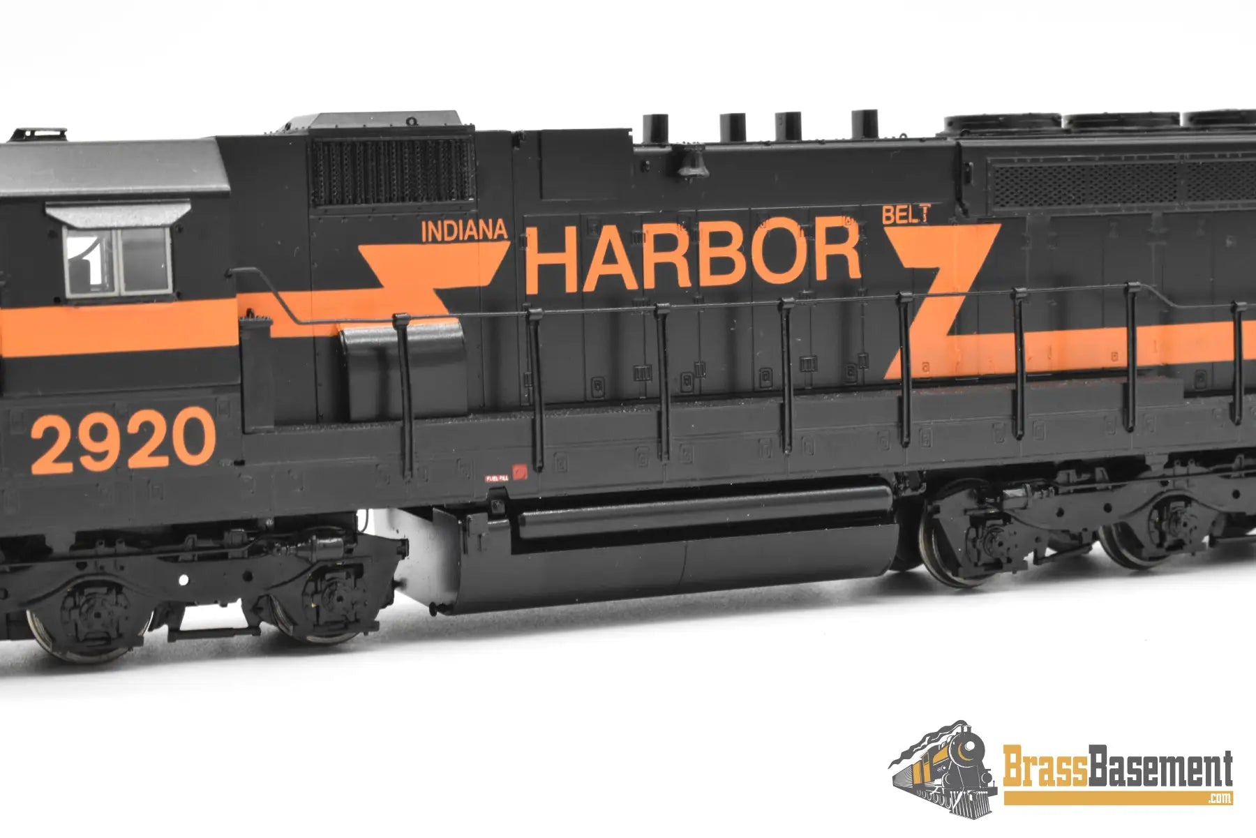 HO Brass - OMI 6773.1 Indiana Harbor Belt IHB SD20 #2920 - F/P Black w/ Orange - Mint DCC SOUND Diesel
