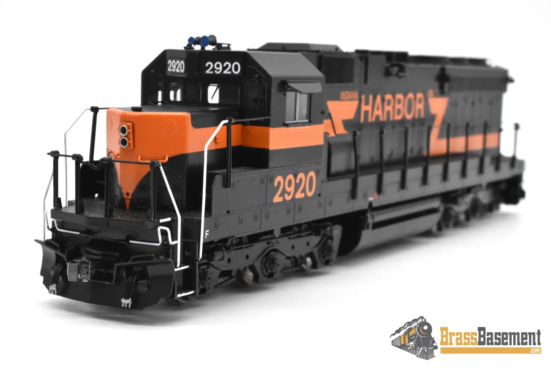 HO Brass - OMI 6773.1 Indiana Harbor Belt IHB SD20 #2920 - F/P Black w/ Orange - Mint DCC SOUND Diesel