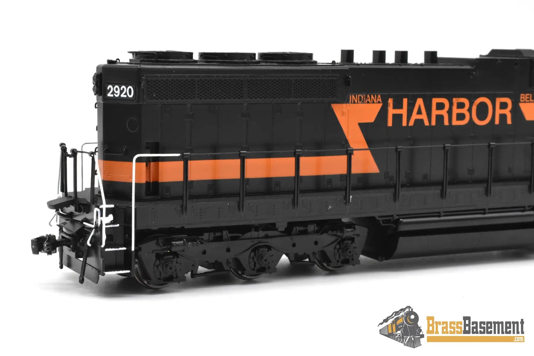 HO Brass - OMI 6773.1 Indiana Harbor Belt IHB SD20 #2920 - F/P Black w/ Orange - Mint DCC SOUND Diesel