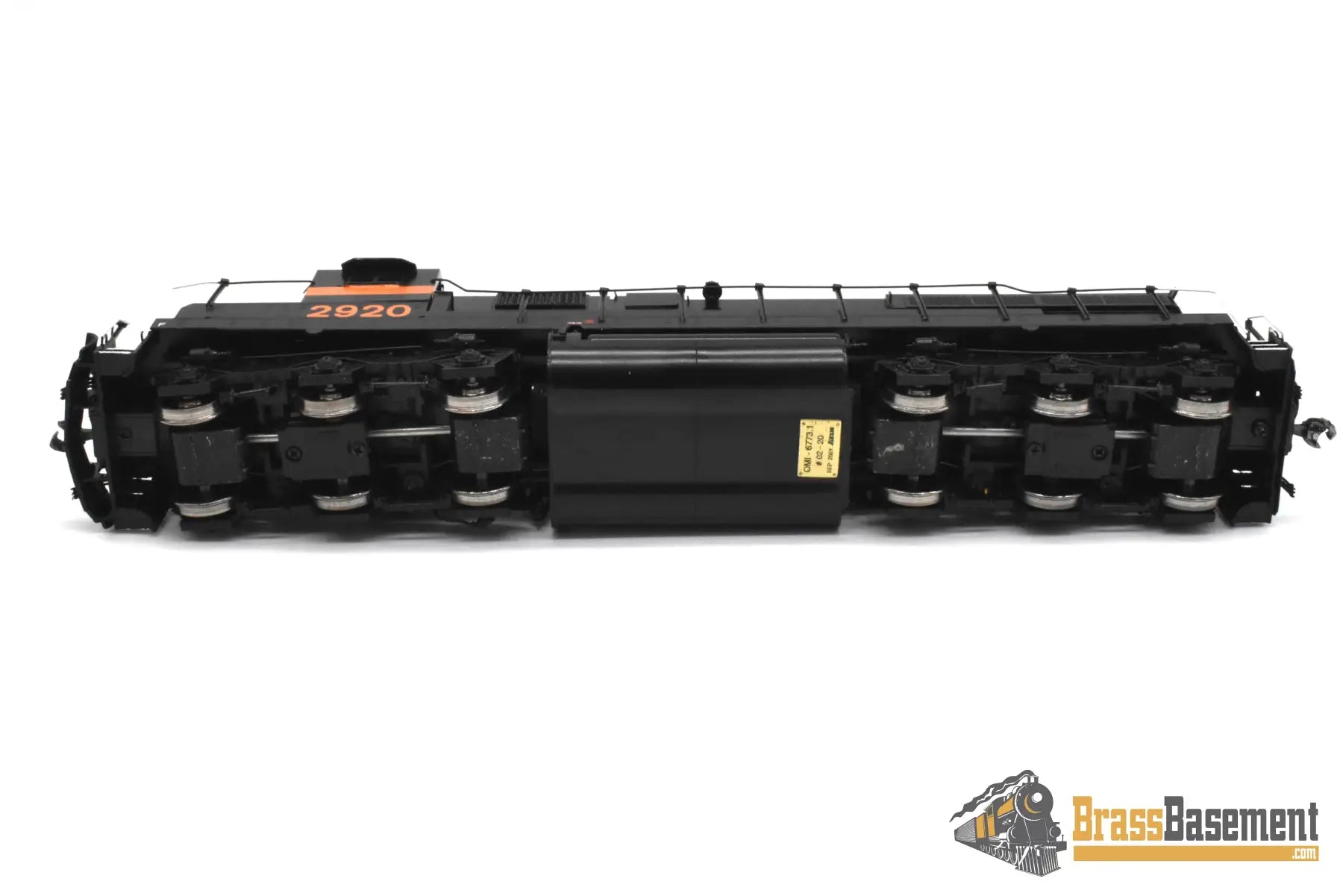 HO Brass - OMI 6773.1 Indiana Harbor Belt IHB SD20 #2920 - F/P Black w/ Orange - Mint DCC SOUND Diesel