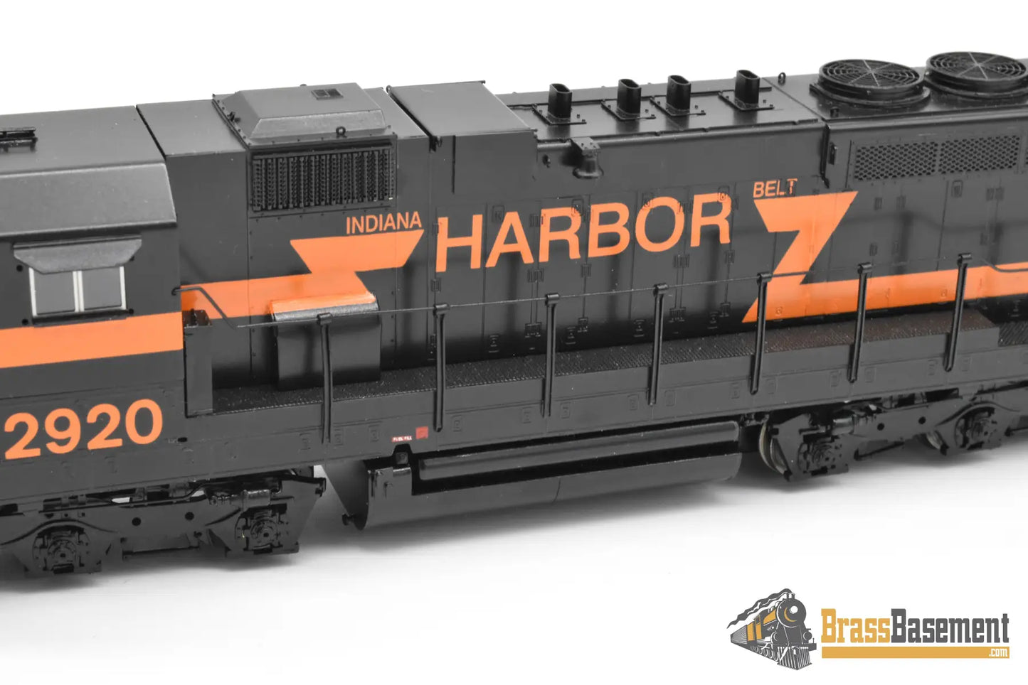 HO Brass - OMI 6773.1 Indiana Harbor Belt IHB SD20 #2920 - F/P Black w/ Orange - Mint DCC SOUND Diesel