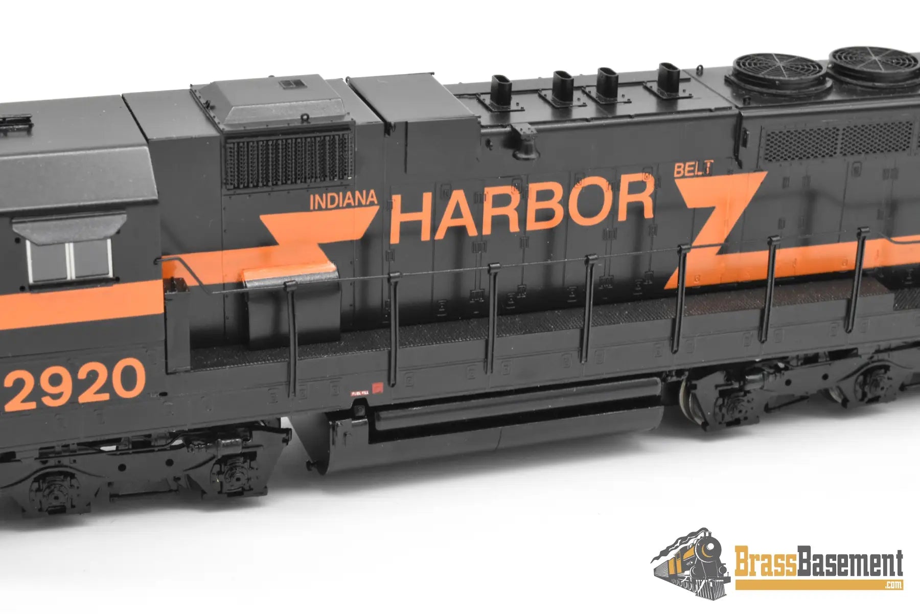 HO Brass - OMI 6773.1 Indiana Harbor Belt IHB SD20 #2920 - F/P Black w/ Orange - Mint DCC SOUND Diesel