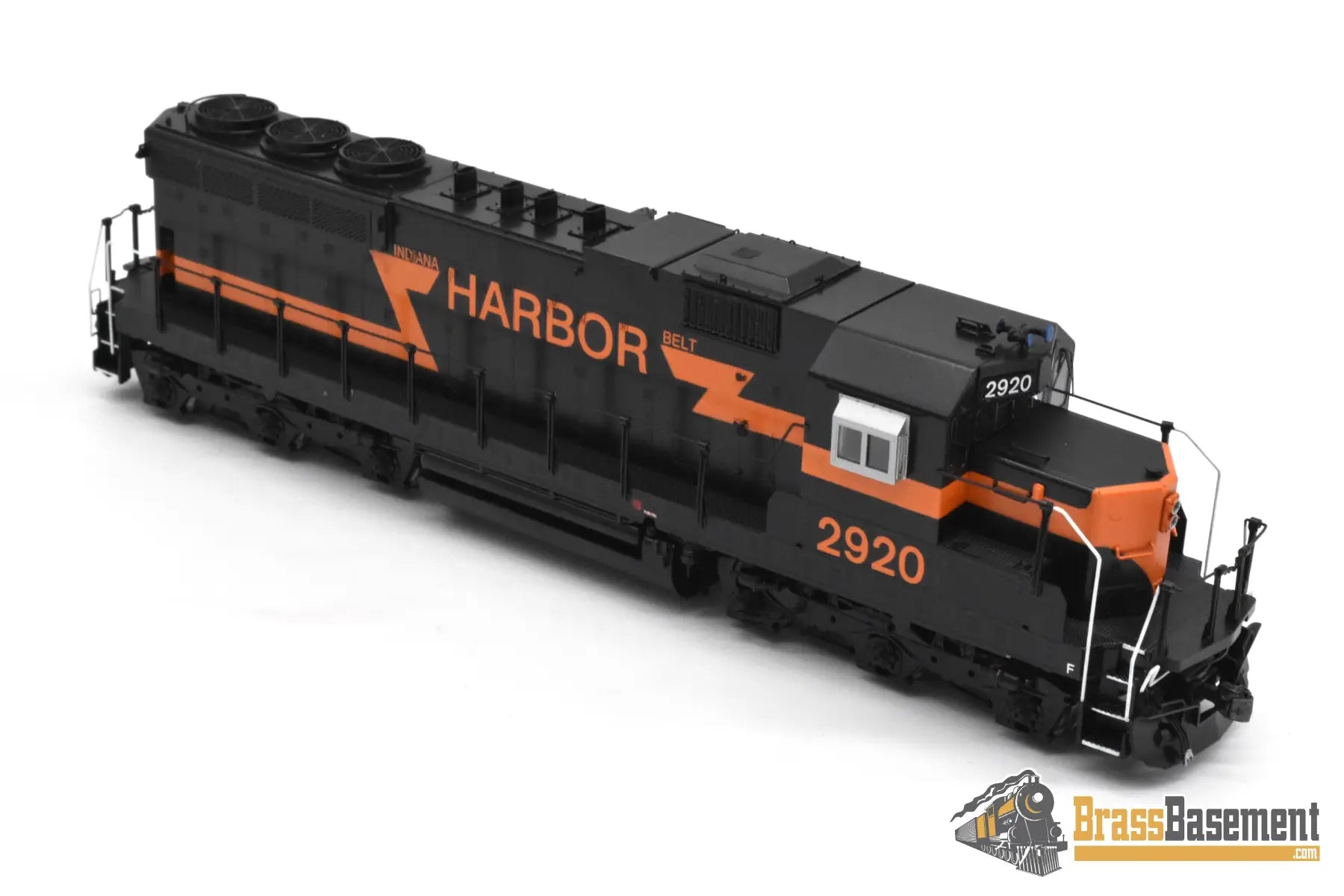 HO Brass - OMI 6773.1 Indiana Harbor Belt IHB SD20 #2920 - F/P Black w/ Orange - Mint DCC SOUND Diesel