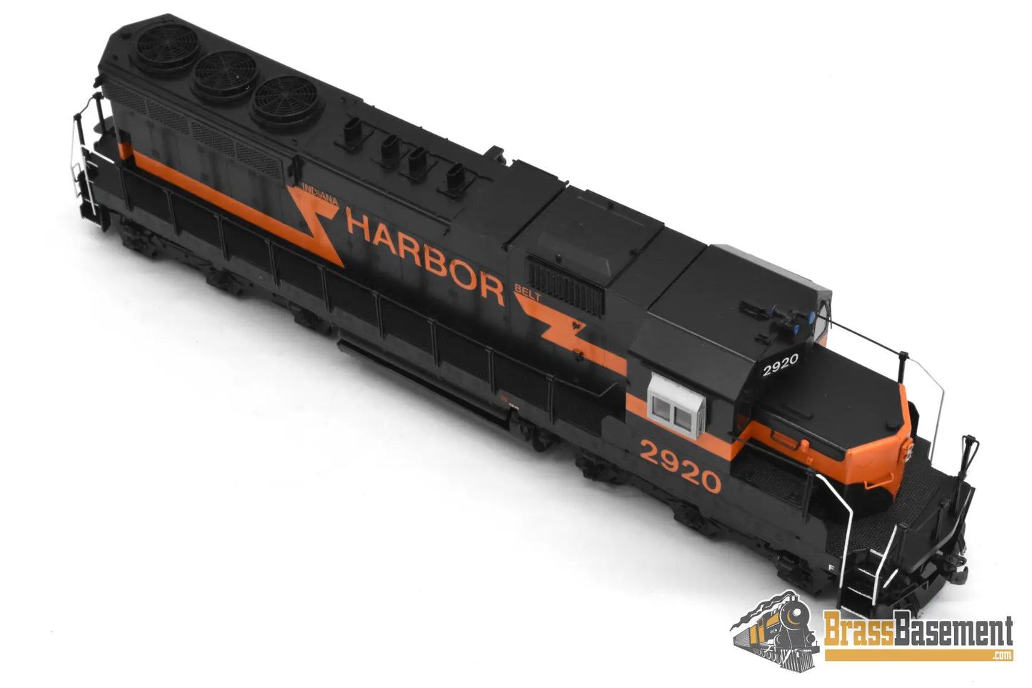 HO Brass - OMI 6773.1 Indiana Harbor Belt IHB SD20 #2920 - F/P Black w/ Orange - Mint DCC SOUND Diesel