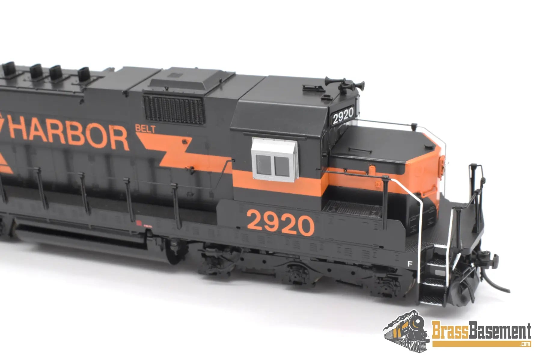 Ho Brass - Omi 6773.1 Indiana Harbor Belt Sd20 #2920 F/P Black W/ Orange Stripe Diesel