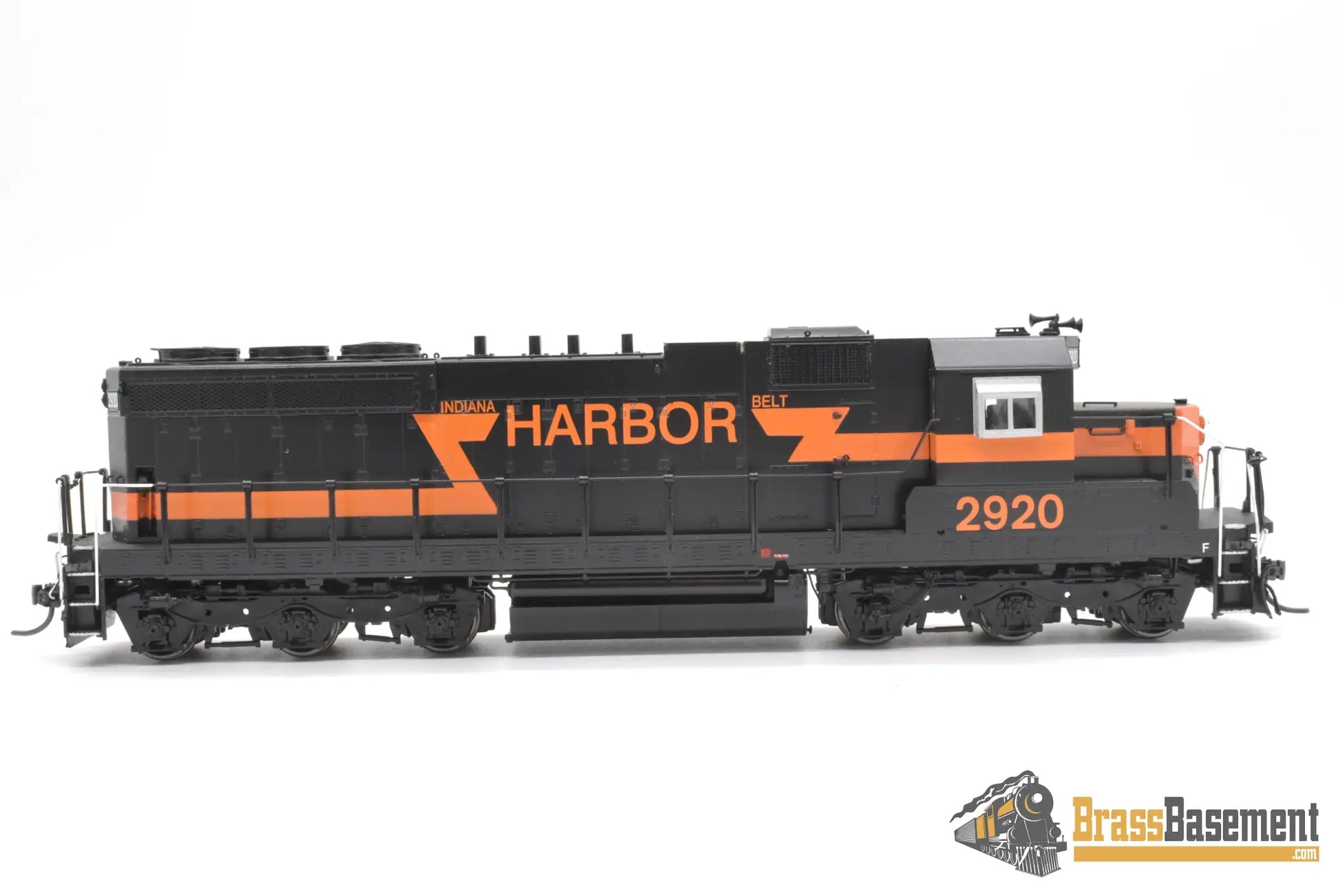 Ho Brass - Omi 6773.1 Indiana Harbor Belt Sd20 #2920 F/P Black W/ Orange Stripe Diesel