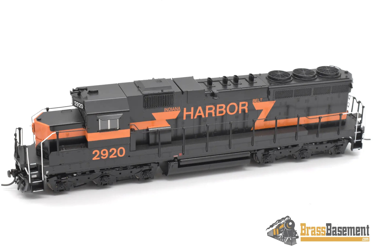 Ho Brass - Omi 6773.1 Indiana Harbor Belt Sd20 #2920 F/P Black W/ Orange Stripe Diesel