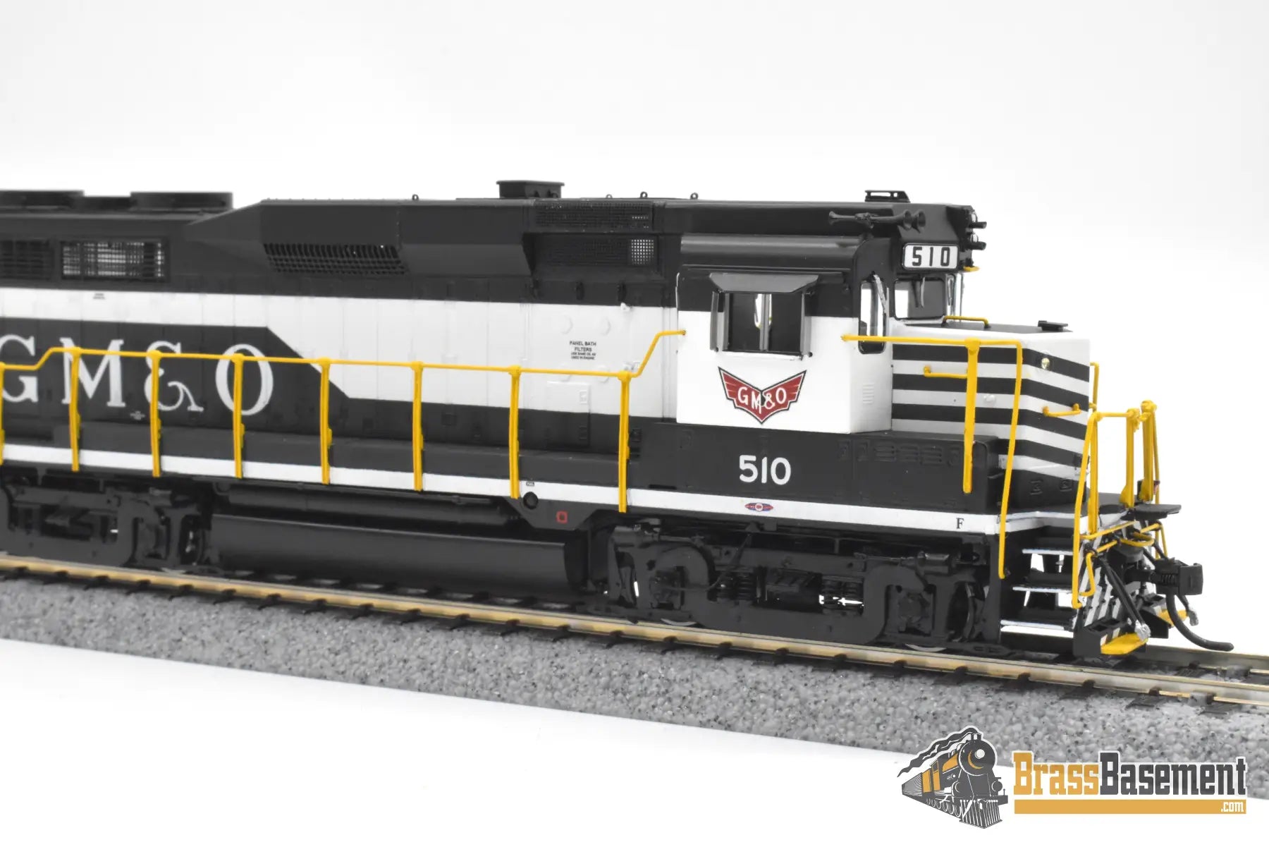 HO Brass - OMI AA-1090-1 & 4237.2 GM&O Gulf Mobile & Ohio GP30 and WV Caboose Set - MINT Diesel