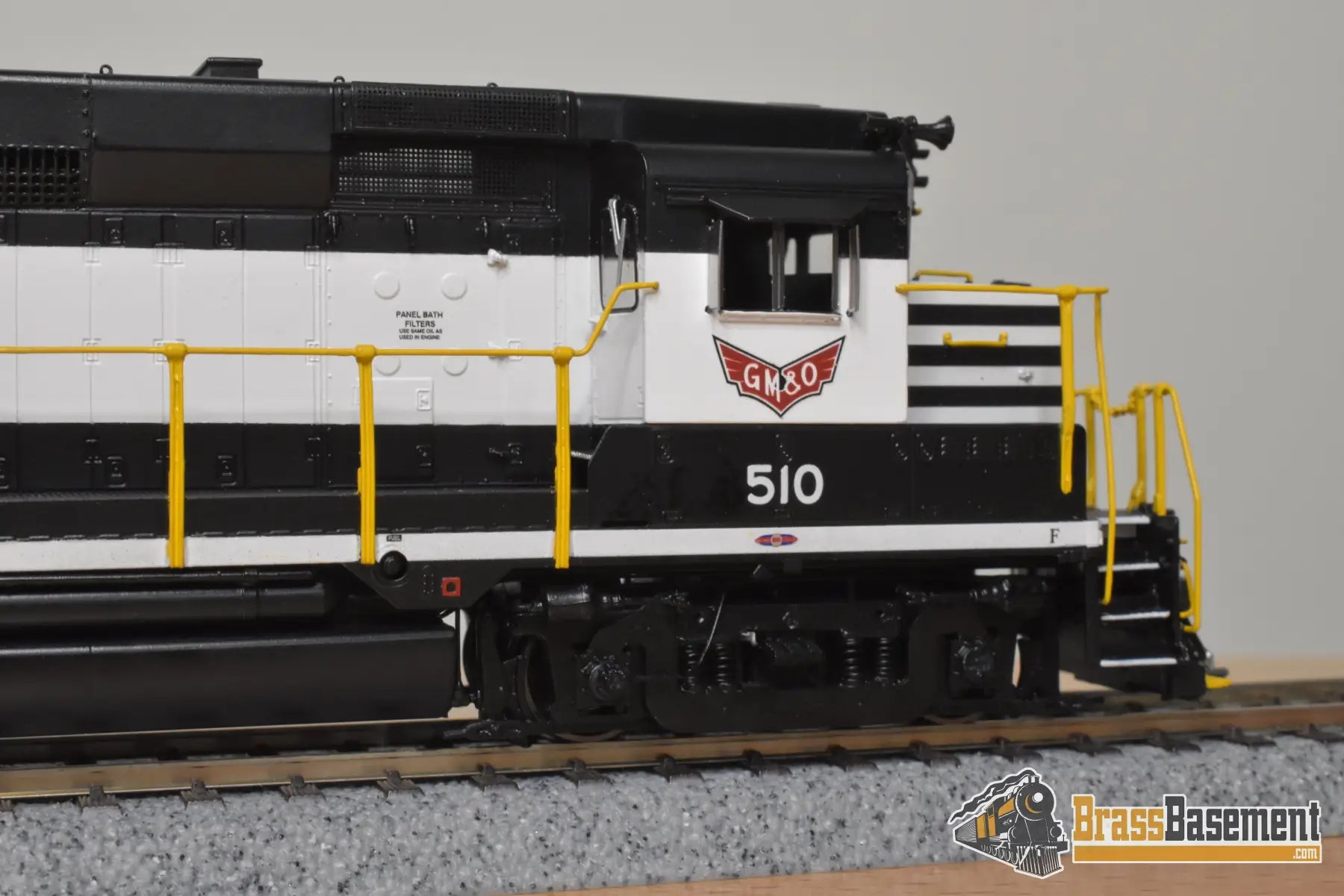 HO Brass - OMI AA-1090-1 & 4237.2 GM&O Gulf Mobile & Ohio GP30 and WV Caboose Set - MINT Diesel