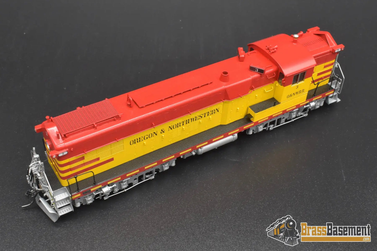 Ho Brass - Omi Aa-1213-1 Oregon & Northwestern As-616 #3 Red-Yellow-Silver Diesel