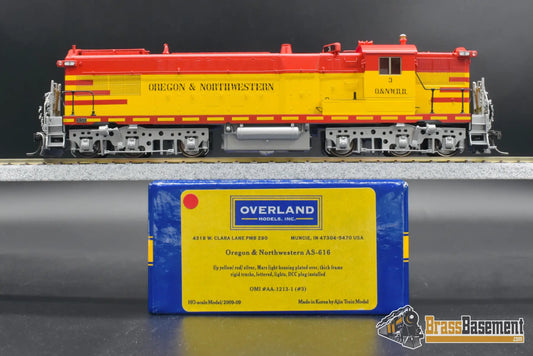 Ho Brass - Omi Aa-1213-1 Oregon & Northwestern As-616 #3 Red-Yellow-Silver Diesel