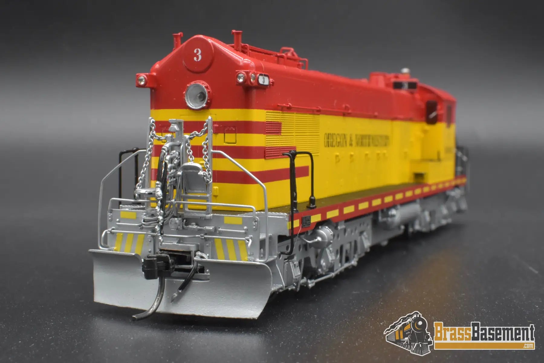 Ho Brass - Omi Aa-1213-1 Oregon & Northwestern As-616 #3 Red-Yellow-Silver Diesel