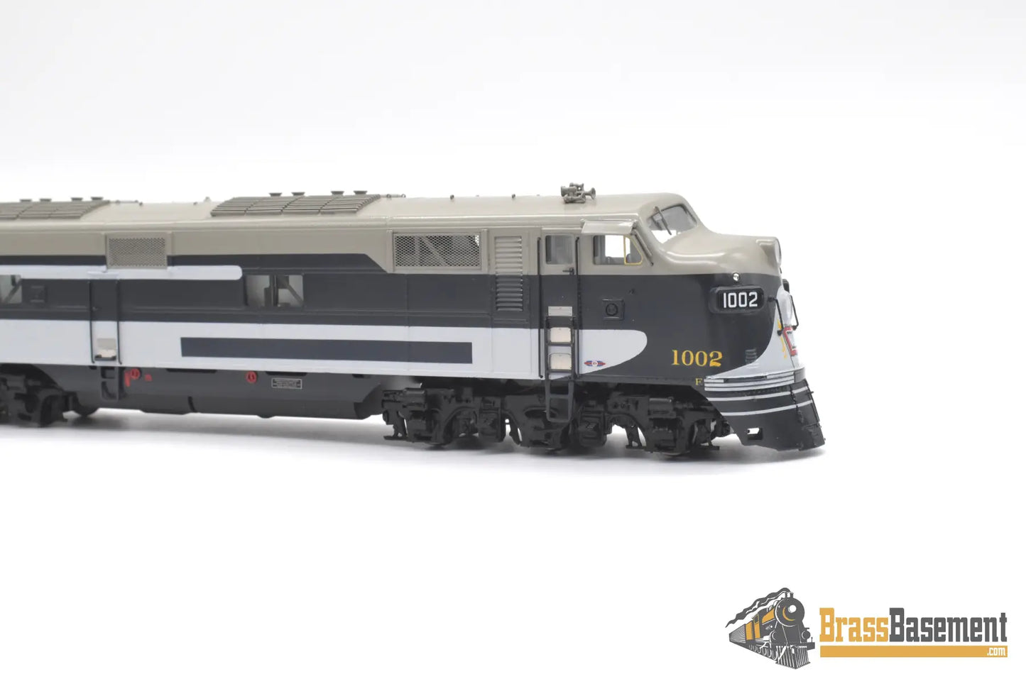 Ho Brass - Omi Aa - 1248 - 1 Wabash E7A #1002 Blue Gray F/P W/ New Gears Diesel