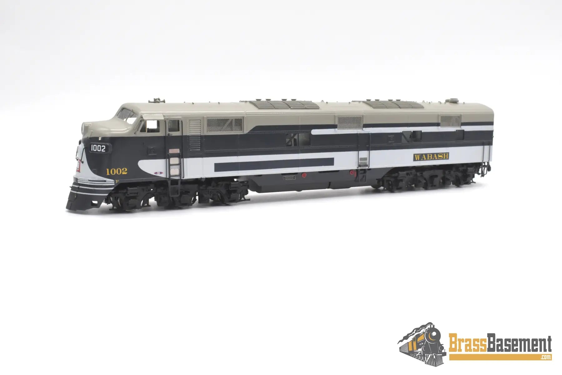 Ho Brass - Omi Aa - 1248 - 1 Wabash E7A #1002 Blue Gray F/P W/ New Gears Diesel