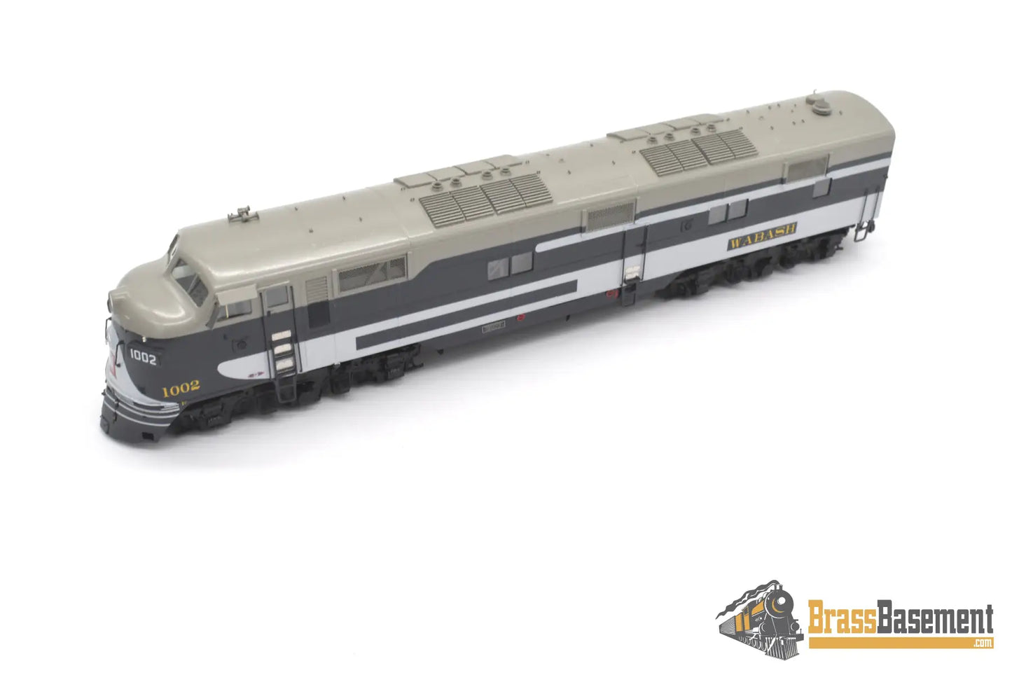 Ho Brass - Omi Aa - 1248 - 1 Wabash E7A #1002 Blue Gray F/P W/ New Gears Diesel