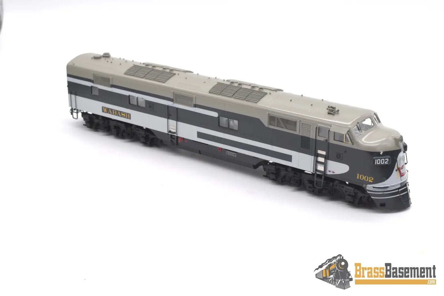 Ho Brass - Omi Aa - 1248 - 1 Wabash E7A #1002 Blue Gray F/P W/ New Gears Diesel