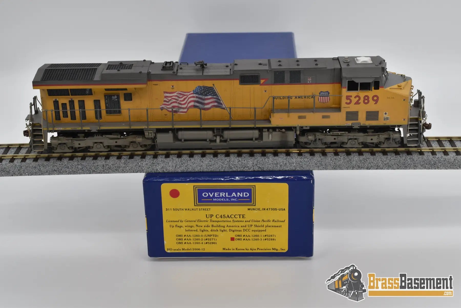 Ho Brass - Omi Aa - 1260 - 3 Union Pacific Up C45Accte Dcc/Sound/Weathering By Weathermytrains