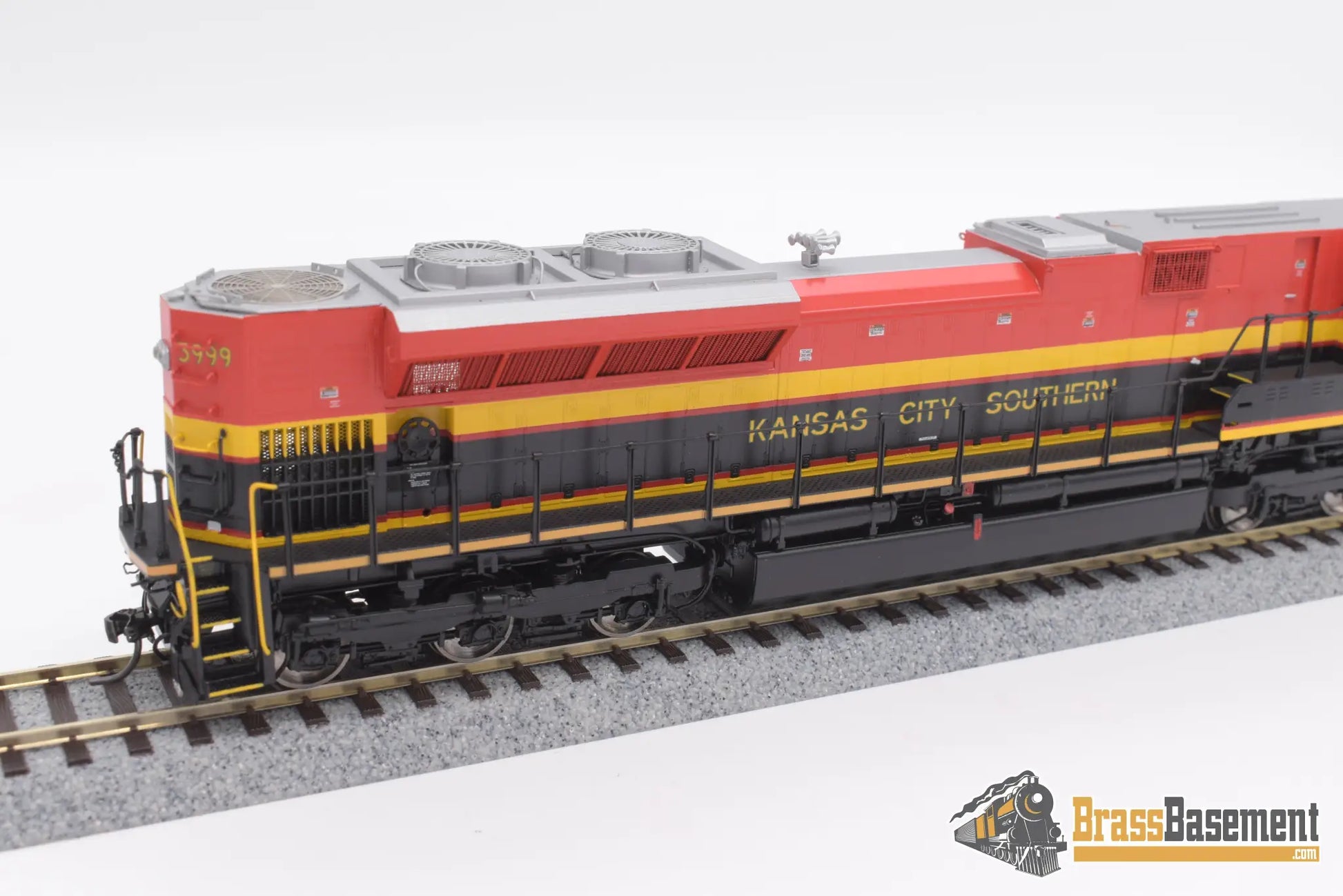 Ho Brass - Omi Aa - 1318 - 2 Kcs Kansas City Southern Sd70Ace Ex Demo Diesel