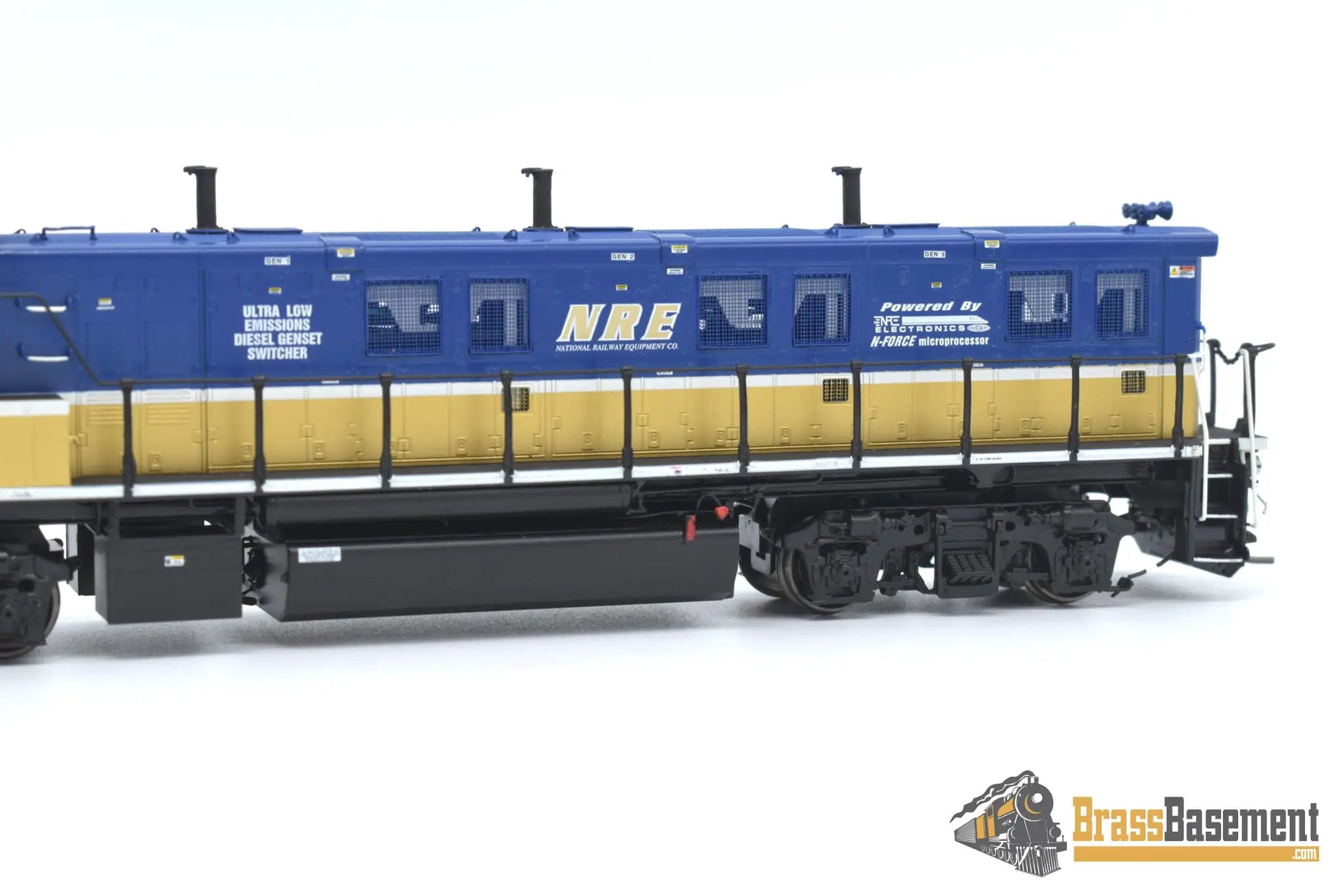 Ho Brass - Omi Aa - 1350 - 1 National Railway Equipment 3Gs21B Genset Demonstrator #2008