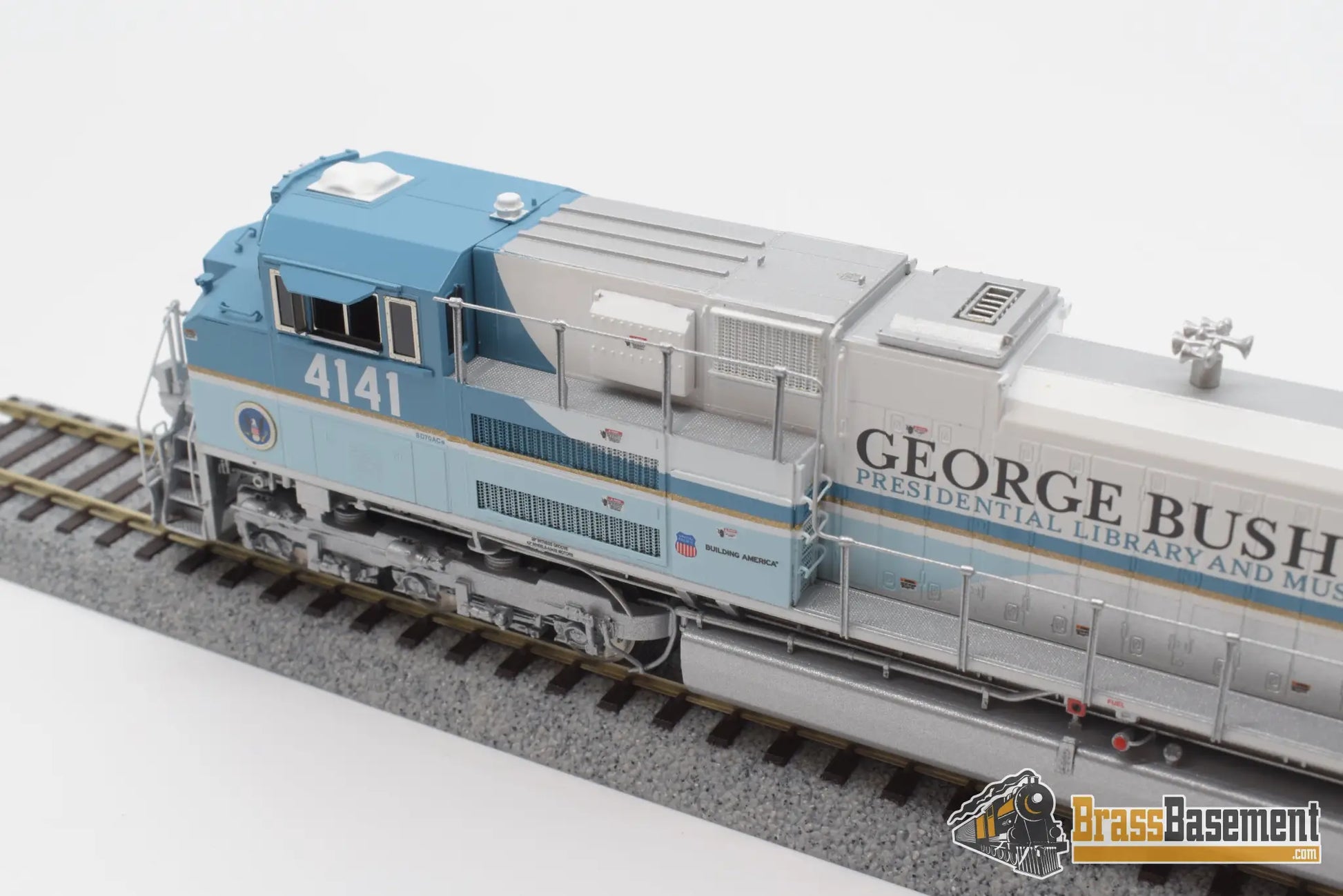 Ho Brass - Omi Aa - 4141 - 1 Union Pacific George Bush 4141 Sd70Ace Mint Diesel