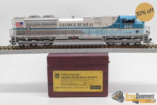 Ho Brass - Omi Aa - 4141 - 1 Union Pacific George Bush 4141 Sd70Ace Mint Diesel