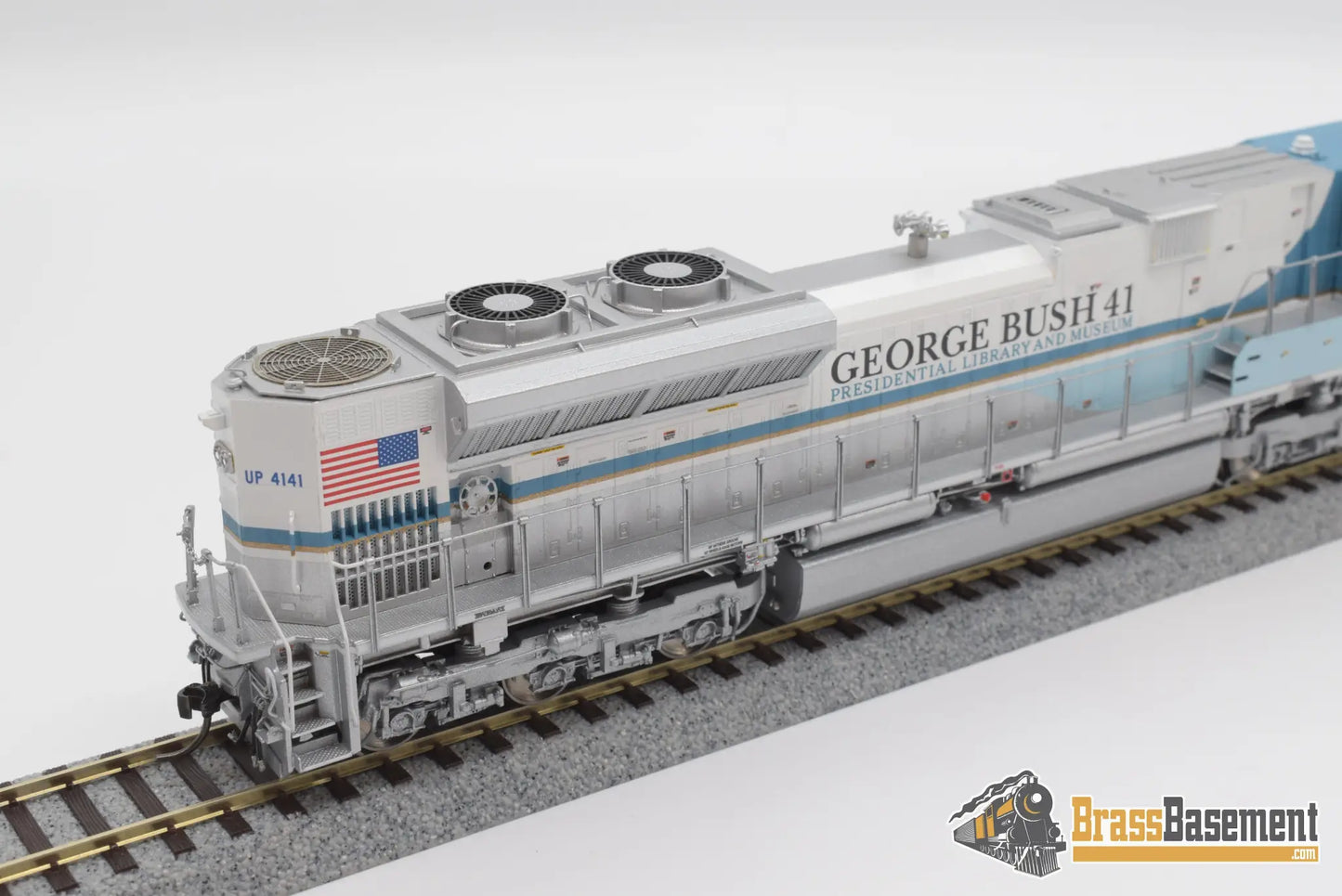 Ho Brass - Omi Aa - 4141 - 1 Union Pacific George Bush 4141 Sd70Ace Mint Diesel