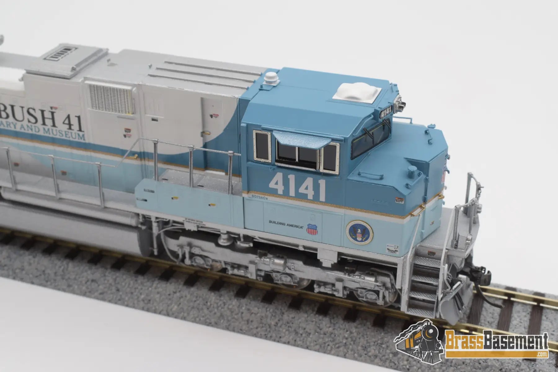 Ho Brass - Omi Aa - 4141 - 1 Union Pacific George Bush 4141 Sd70Ace Mint Diesel