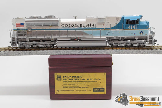Ho Brass - Omi Aa - 4141 - 1 Union Pacific George Bush 4141 Sd70Ace Mint Diesel