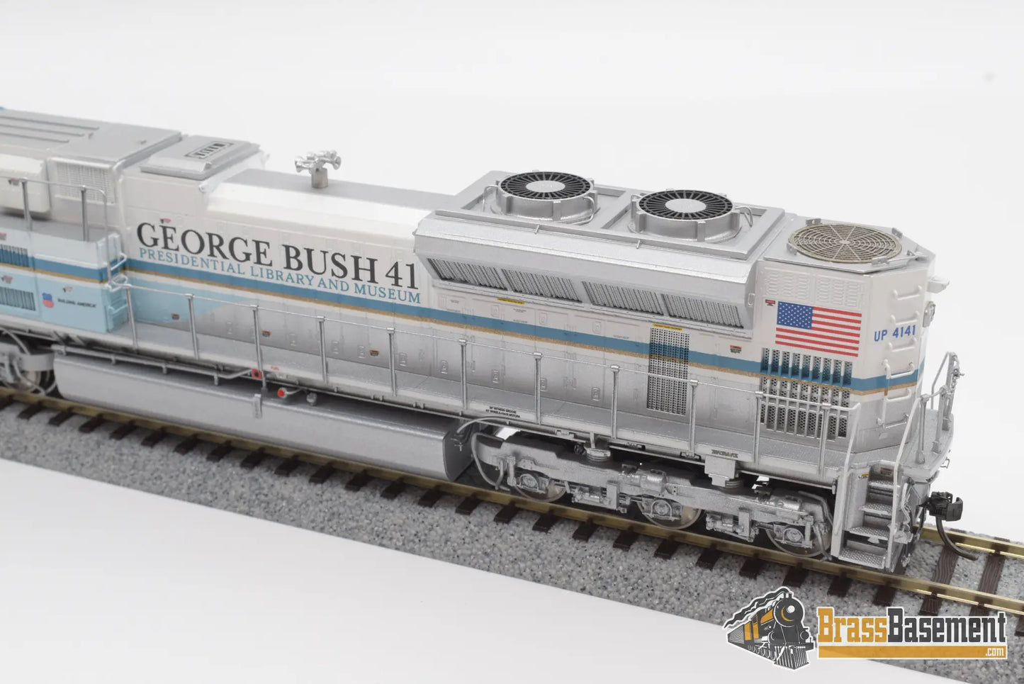 Ho Brass - Omi Aa - 4141 - 1 Union Pacific George Bush 4141 Sd70Ace Mint Diesel