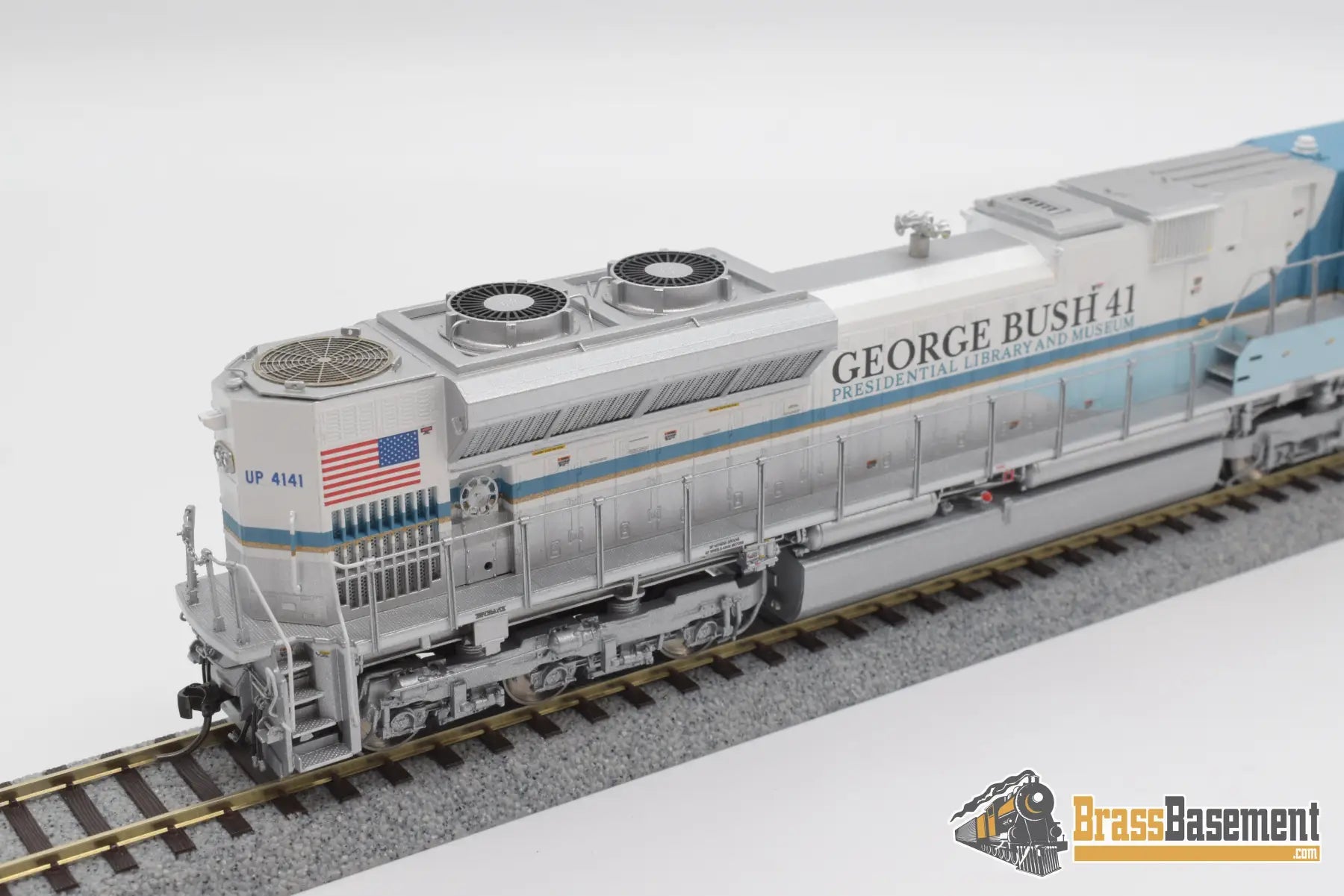 Ho Brass - Omi Aa - 4141 - 1 Union Pacific George Bush 4141 Sd70Ace Mint Diesel