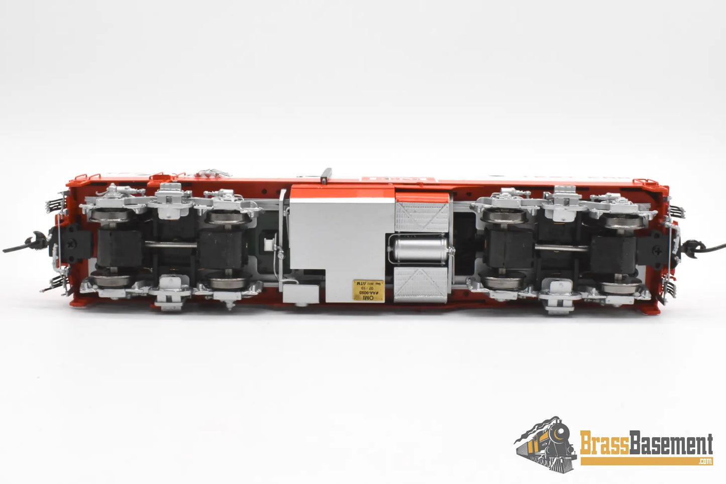 HO Brass - OMI #AA-9093-1 EMD Engineering Test Car ET-909 White/Red-Orange w Lights Mint Diesel