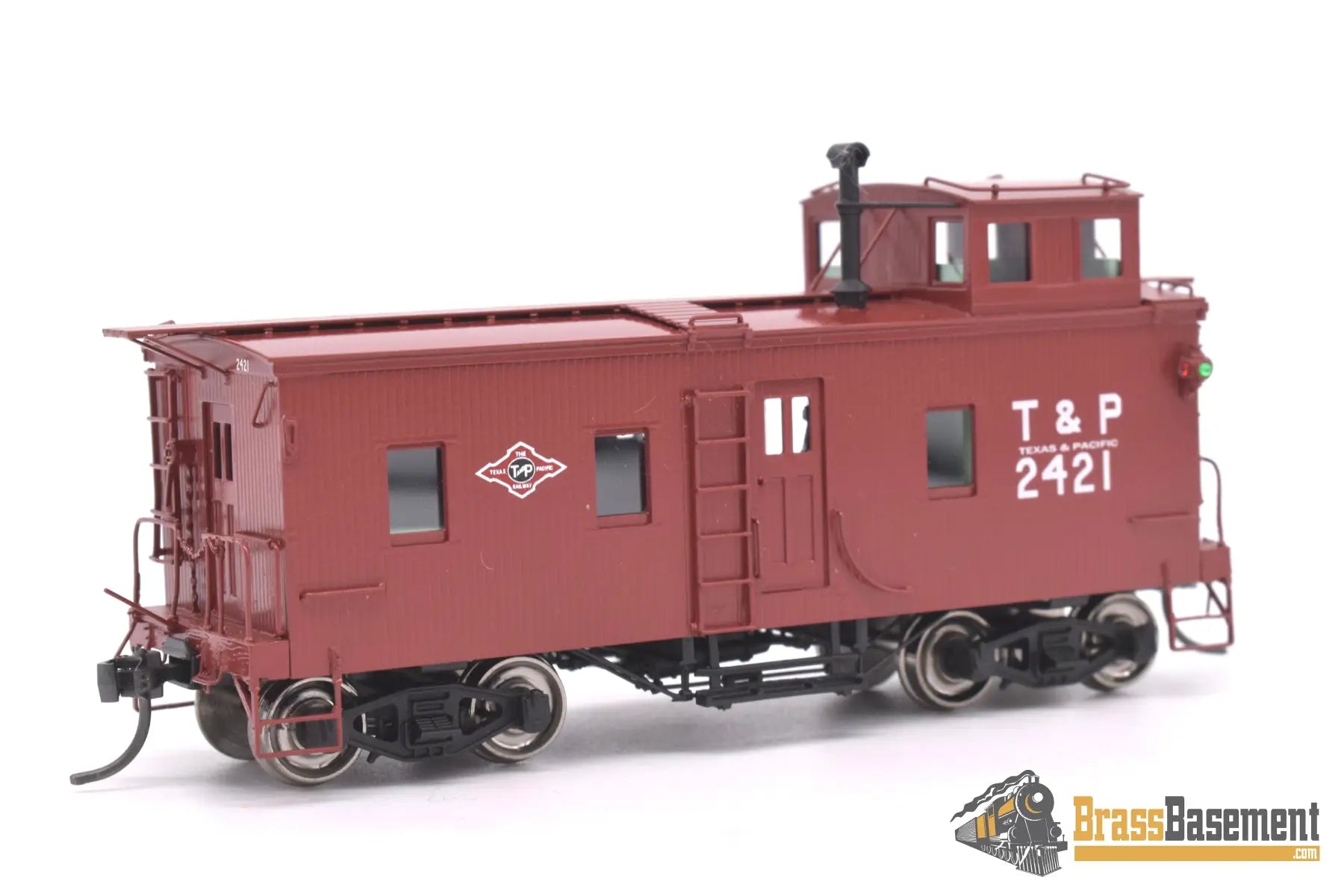 Ho Brass - Omi Ab - 1103 - 1 Texas & Pacific T&P Muley Caboose #2421 Factory Paint