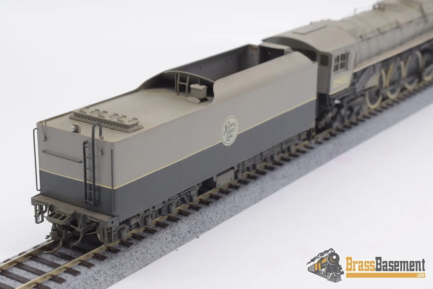 Ho Brass - Omi Atlantic Coast Line R - 1 4 - 8 - 4 Northern Old Custom Paint Steam