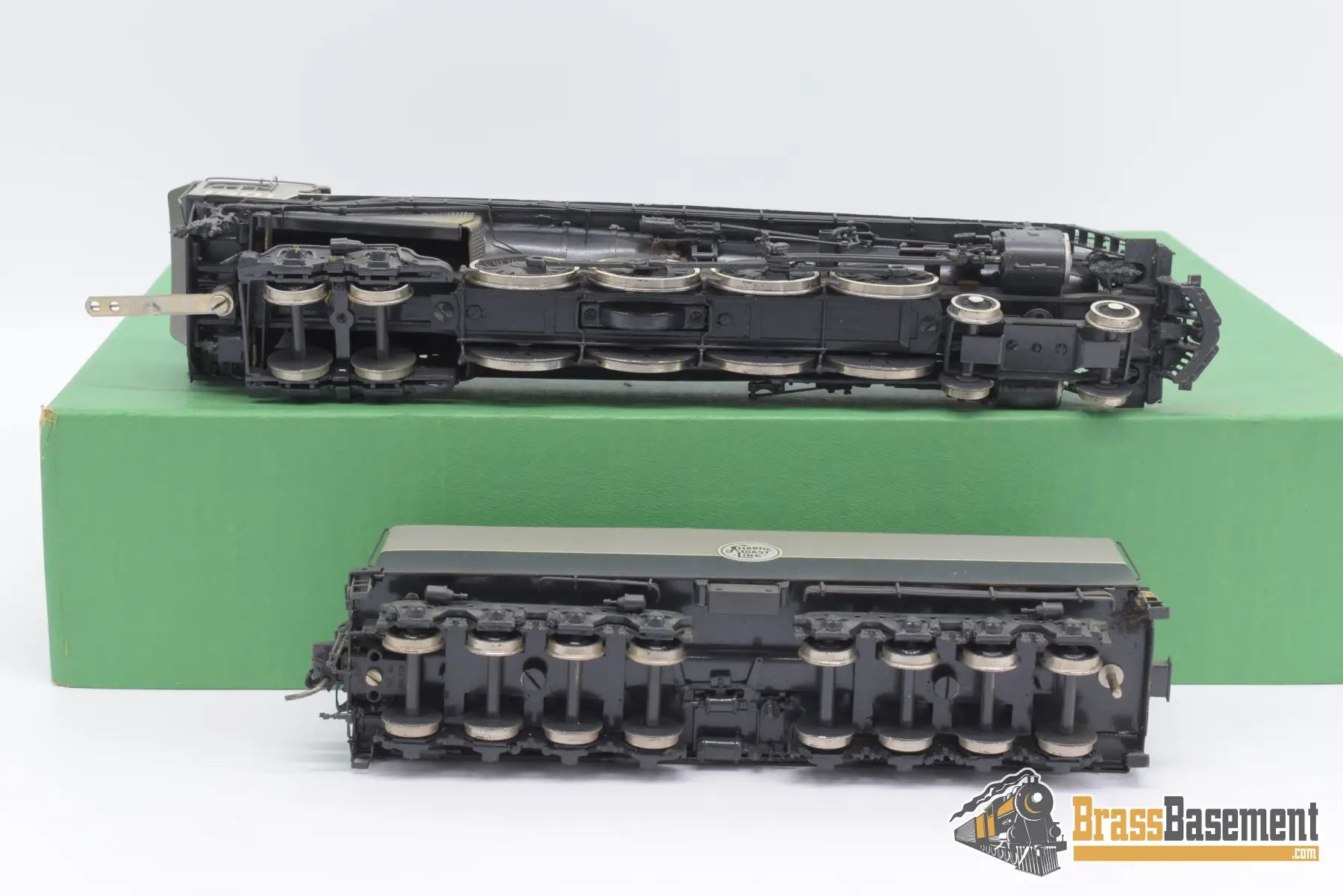 Ho Brass - Omi Atlantic Coast Line R - 1 4 - 8 - 4 Northern Old Custom Paint Steam