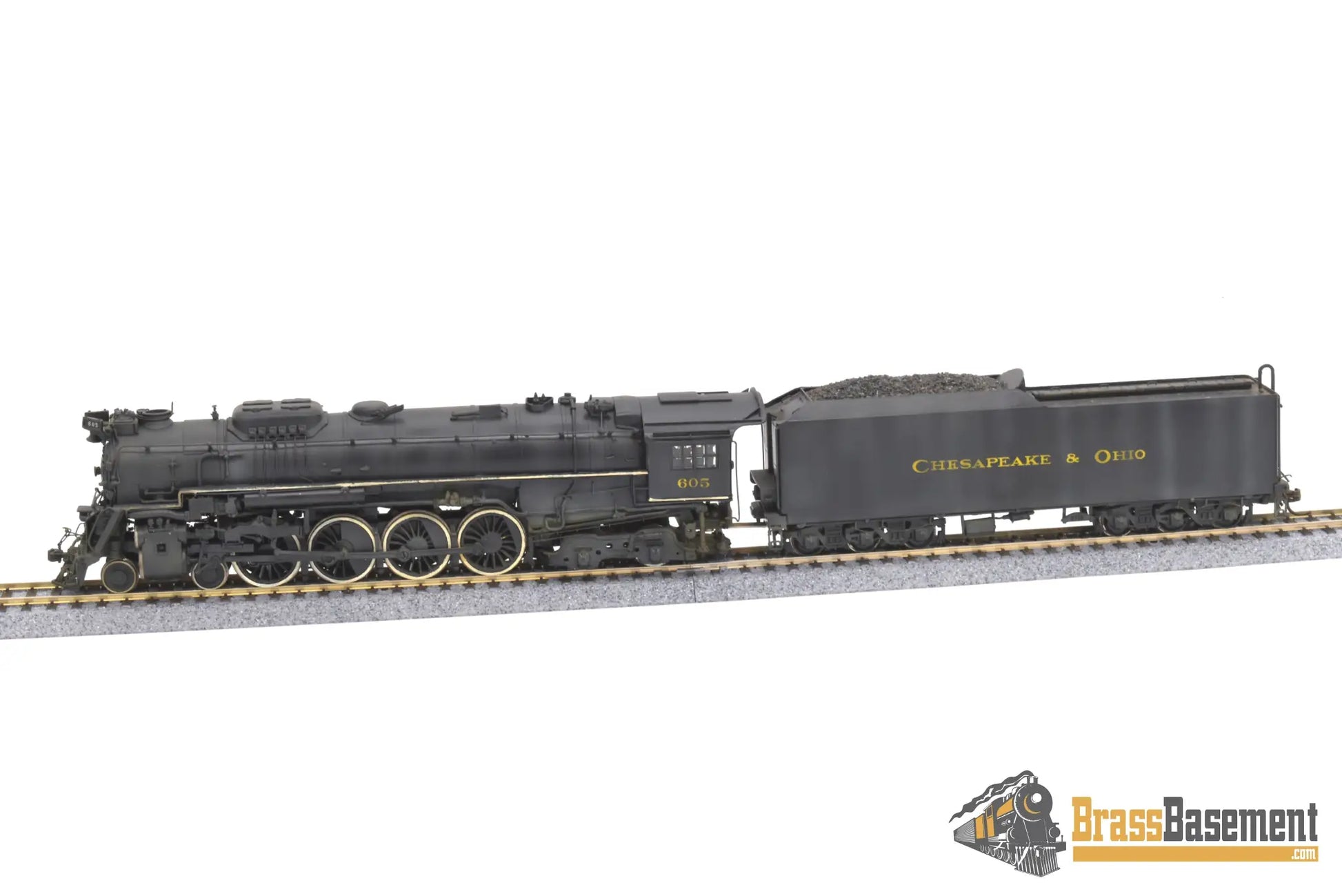 Ho Brass - Omi C&O Chesapeake & Ohio J - 3A 4 - 8 - 4 Custom Paint Steam